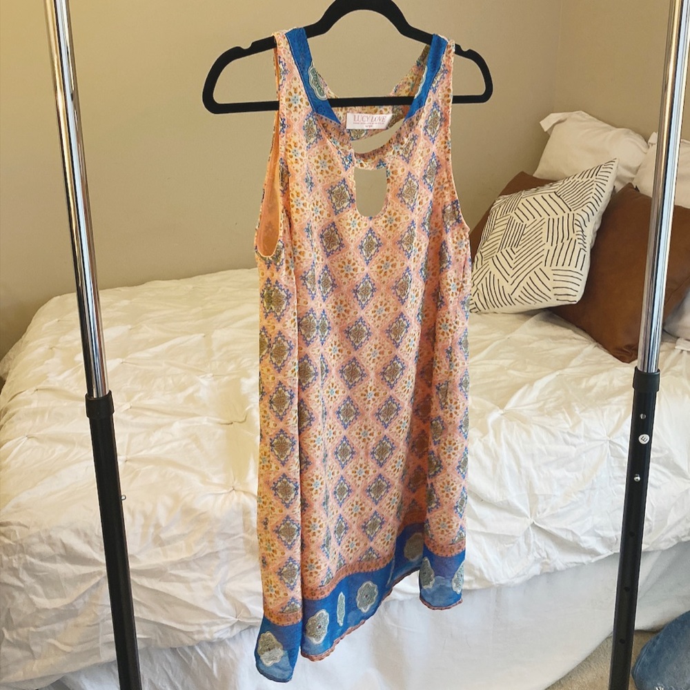 Pattern shift dress